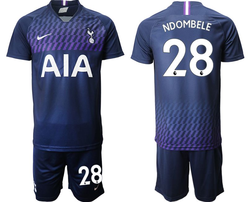 Men 2019-2020 club Tottenham Hotspur away #28 blue Soccer Jerseys